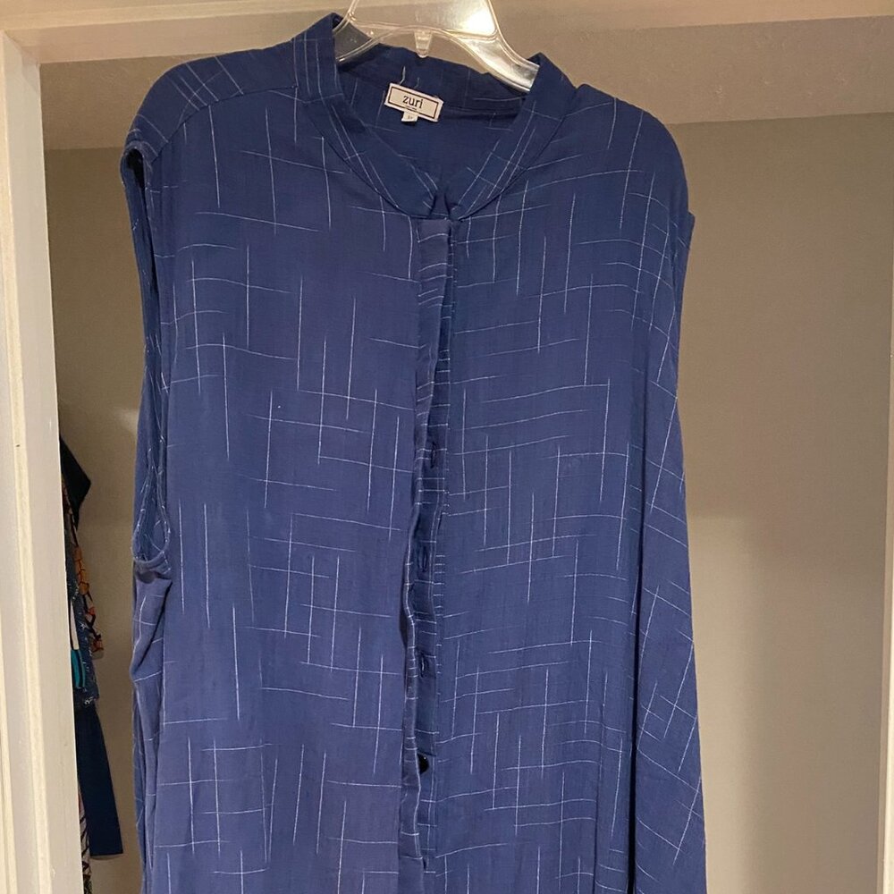 3X Zuri sleeveless dress! linen and cotton